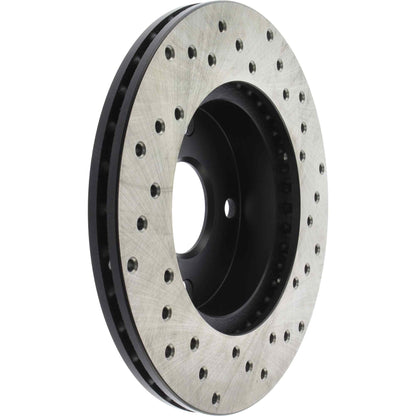 StopTech Sport Cryo Cross Drilled Brake Rotor; Front Right