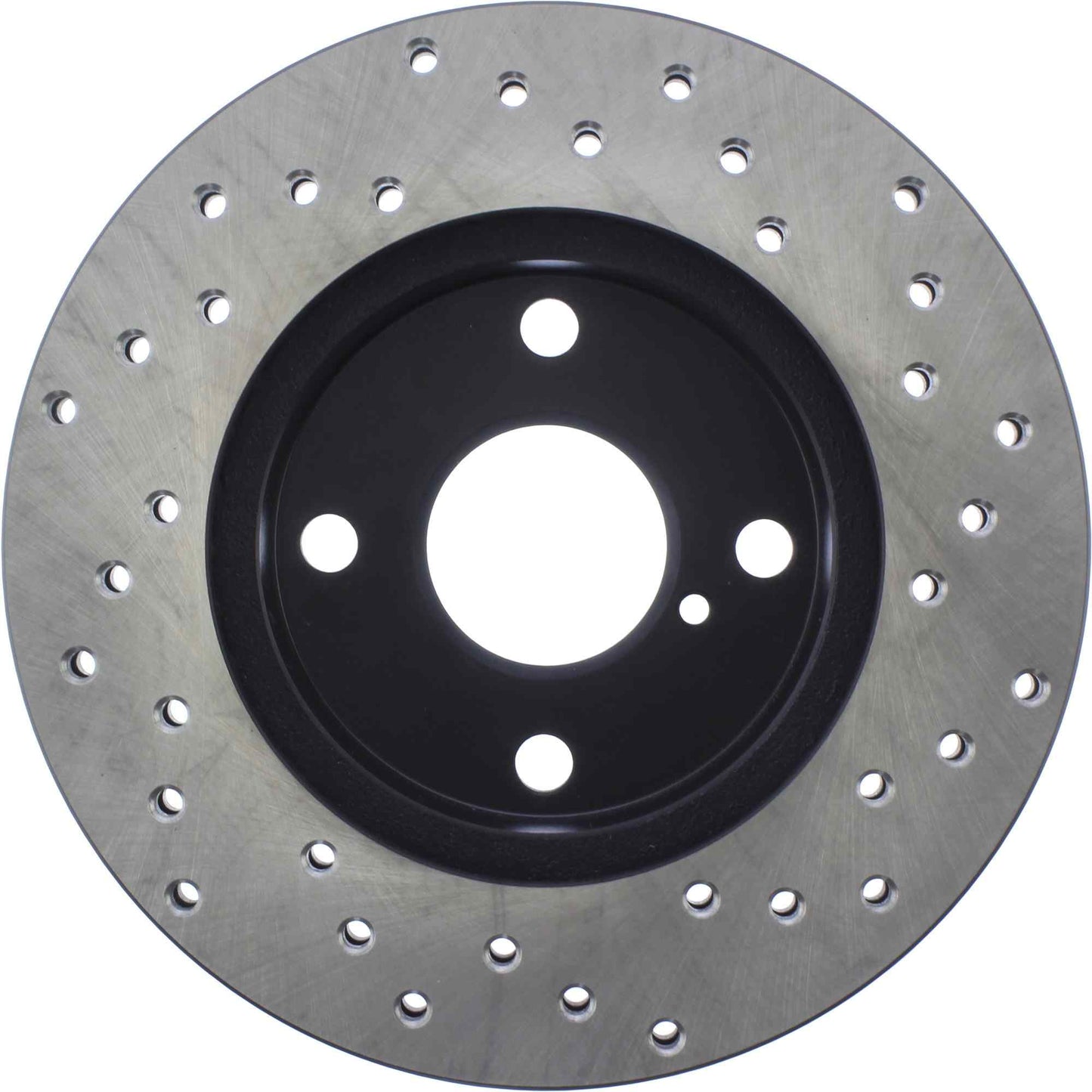 StopTech Sport Cross Drilled Brake Rotor; Front Right