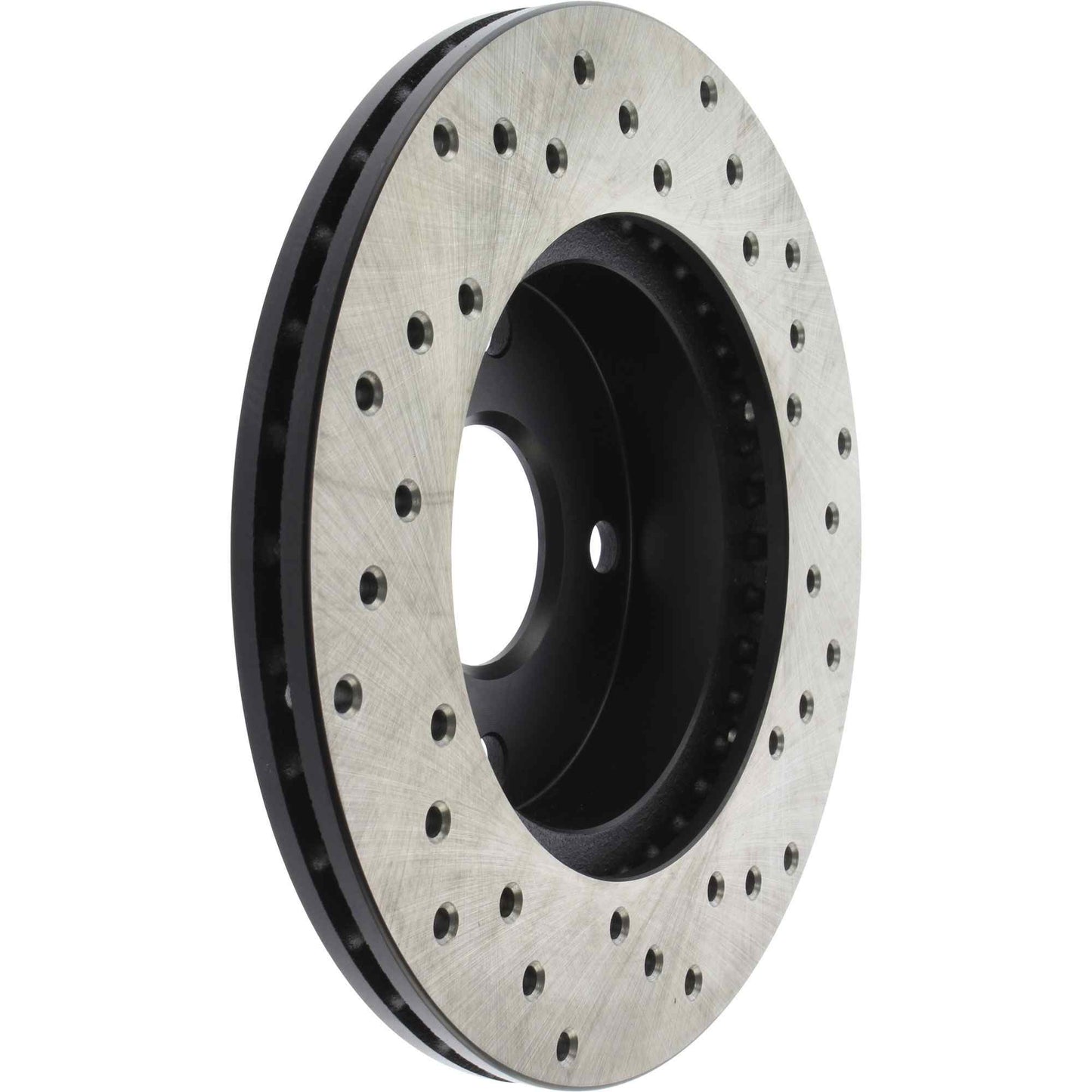 StopTech Sport Cross Drilled Brake Rotor; Front Right