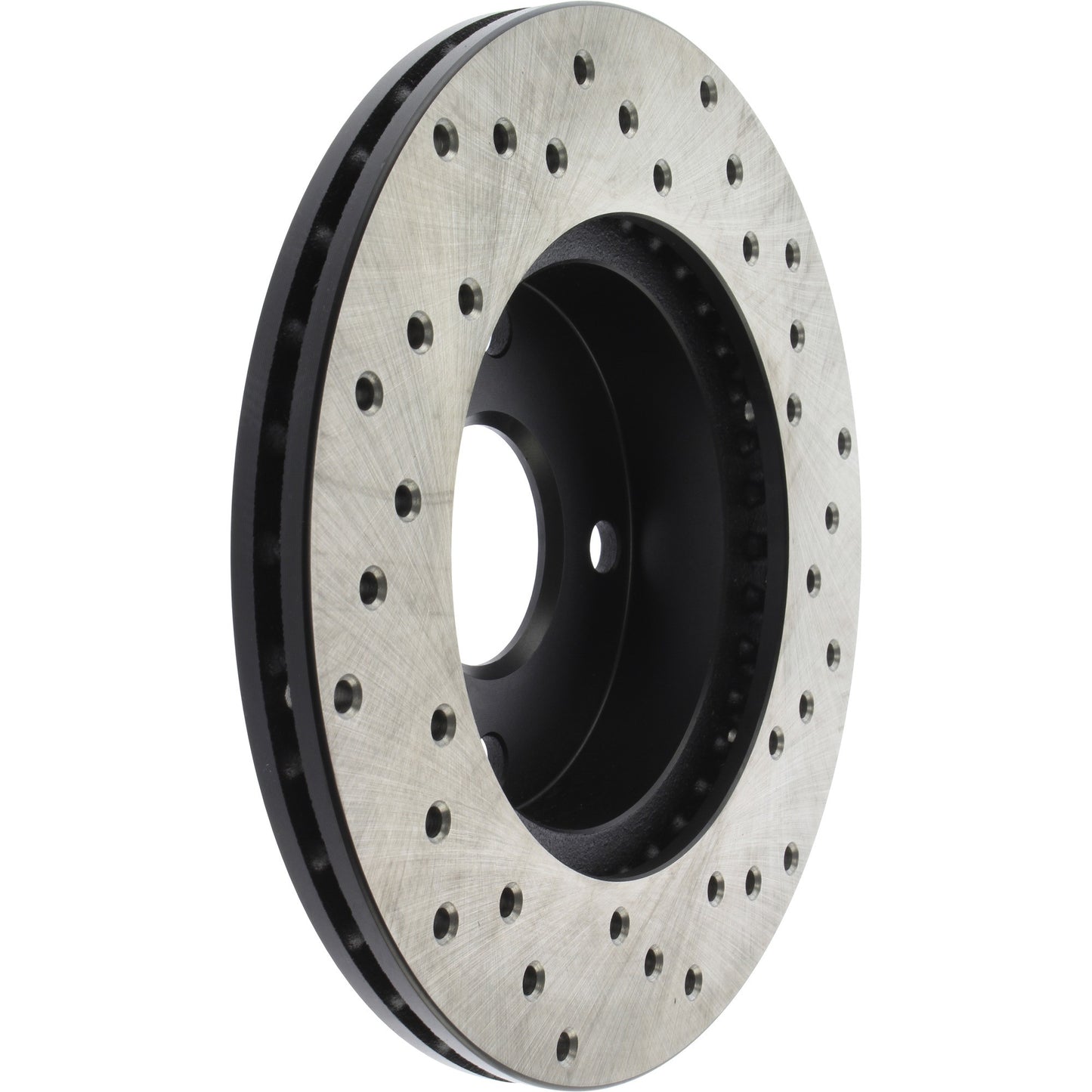 StopTech Sport Cross Drilled Brake Rotor; Front Right
