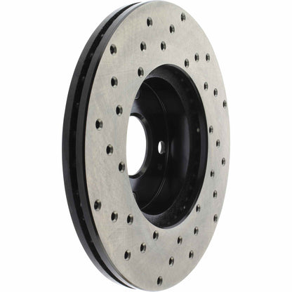 StopTech Sport Cryo Cross Drilled Brake Rotor; Front Left
