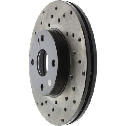 StopTech Sport Cryo Cross Drilled Brake Rotor; Front Right