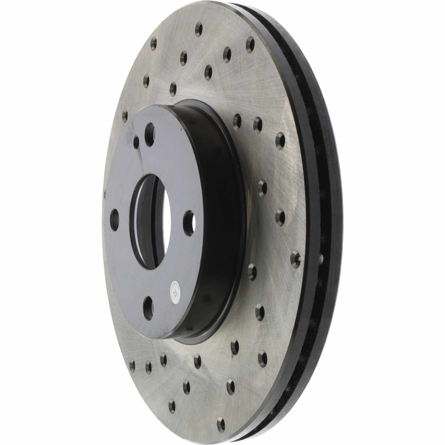 StopTech Sport Cross Drilled Brake Rotor; Front Right