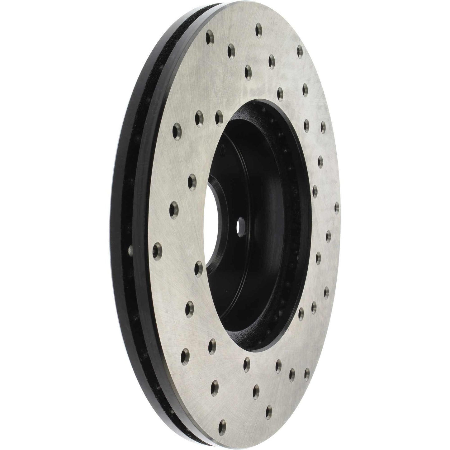 StopTech Sport Cross Drilled Brake Rotor; Front Right