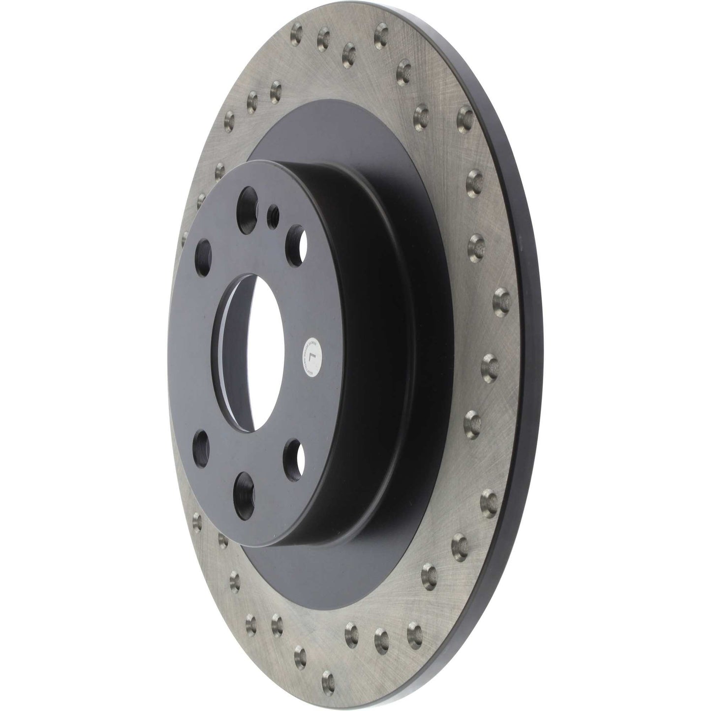 StopTech Sport Cryo Cross Drilled Brake Rotor; Rear Left
