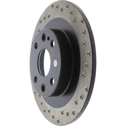 StopTech Sport Cryo Cross Drilled Brake Rotor; Rear Left