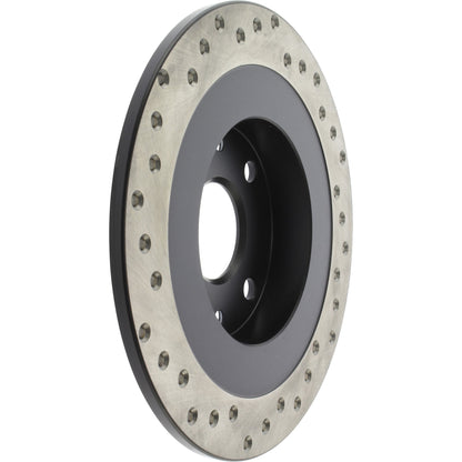 StopTech Sport Cryo Cross Drilled Brake Rotor; Rear Left
