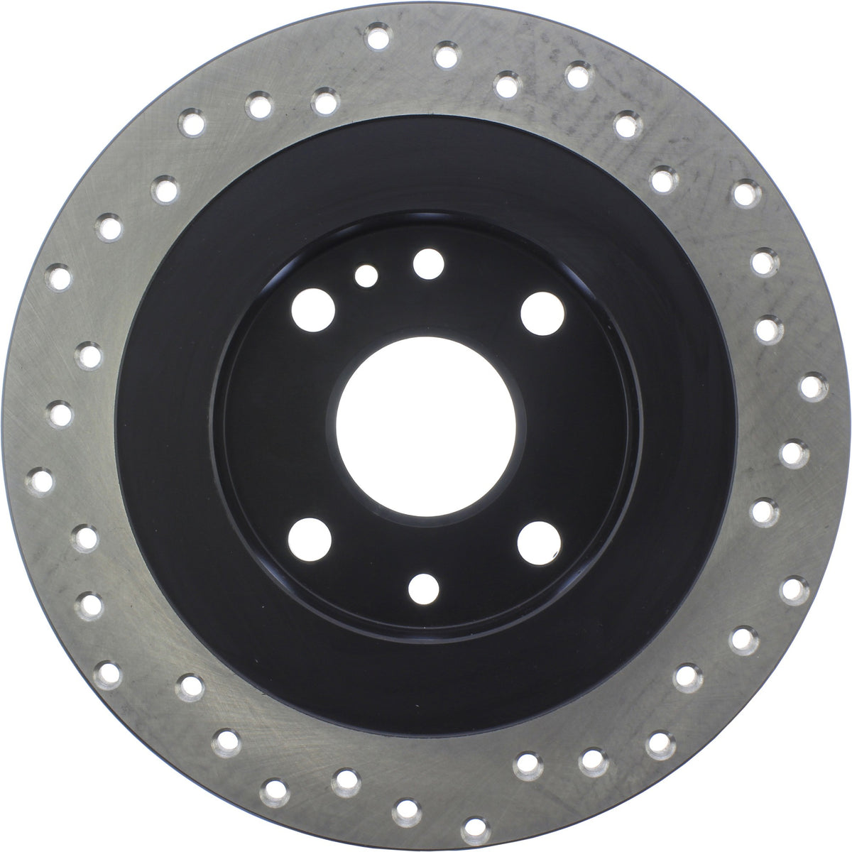 StopTech Sport Cryo Cross Drilled Brake Rotor; Rear Right