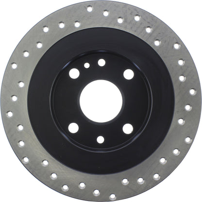 StopTech Sport Cryo Cross Drilled Brake Rotor; Rear Right