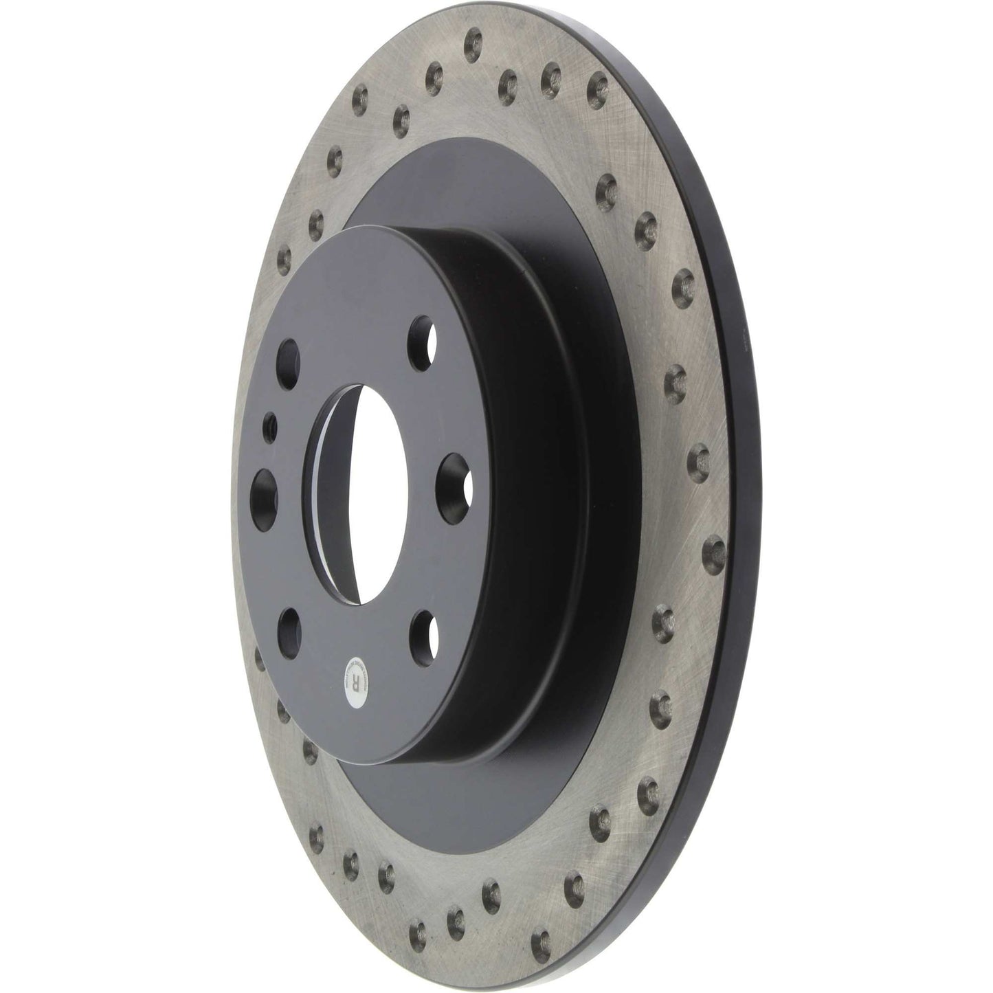 StopTech Sport Cryo Cross Drilled Brake Rotor; Rear Right