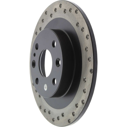 StopTech Sport Cryo Cross Drilled Brake Rotor; Rear Right