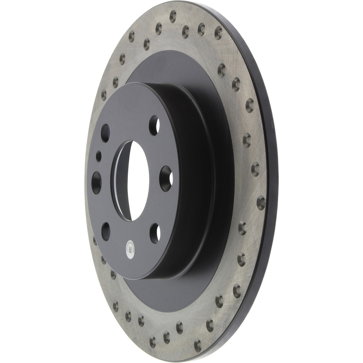 StopTech Sport Cryo Cross Drilled Brake Rotor; Rear Right