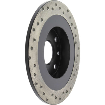 StopTech Sport Cryo Cross Drilled Brake Rotor; Rear Right