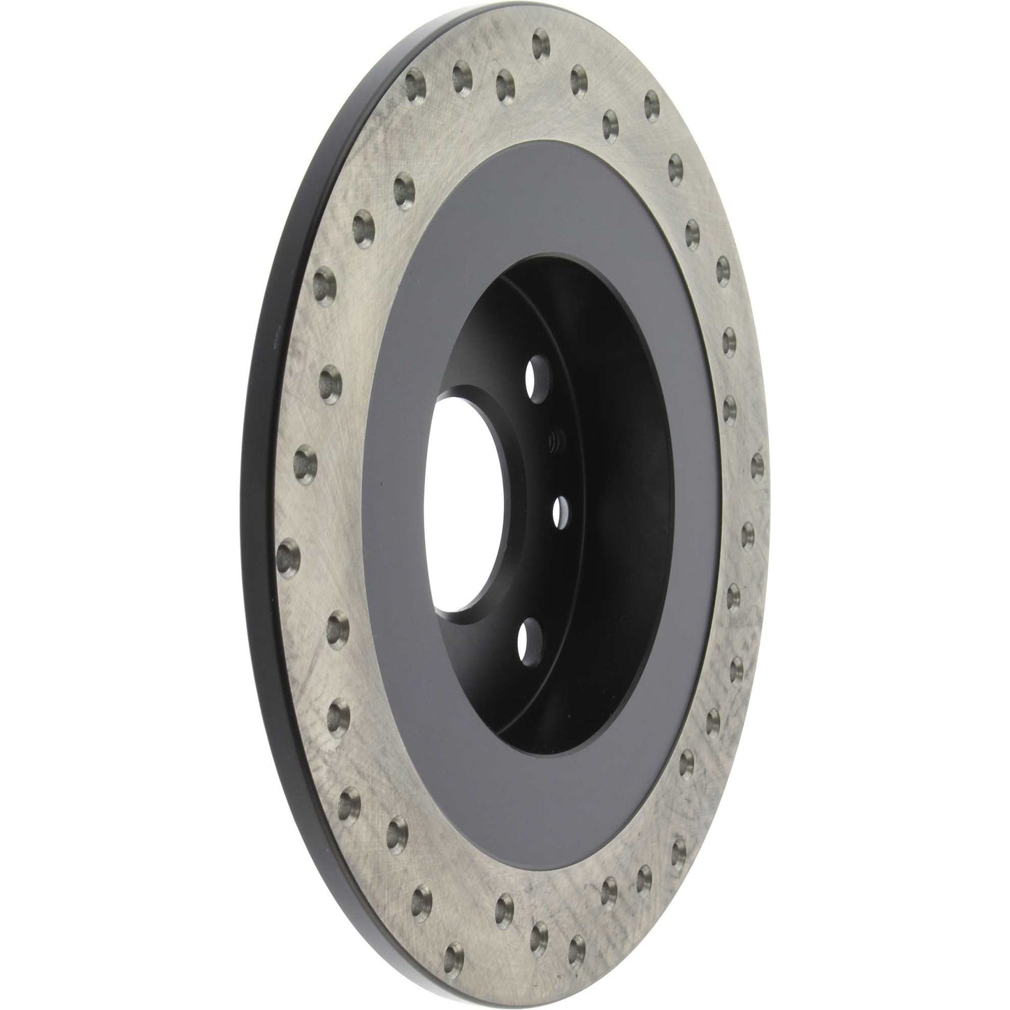 StopTech Sport Cross Drilled Brake Rotor; Rear Right