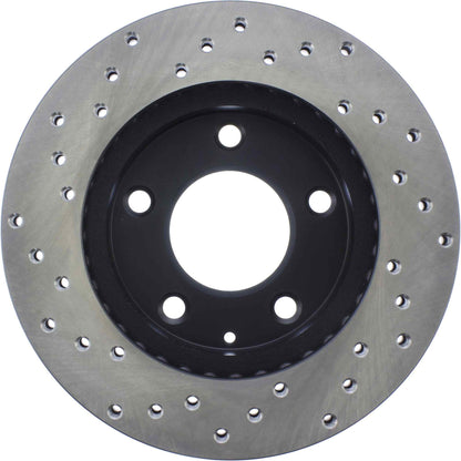 StopTech Sport Cryo Cross Drilled Brake Rotor; Front Left