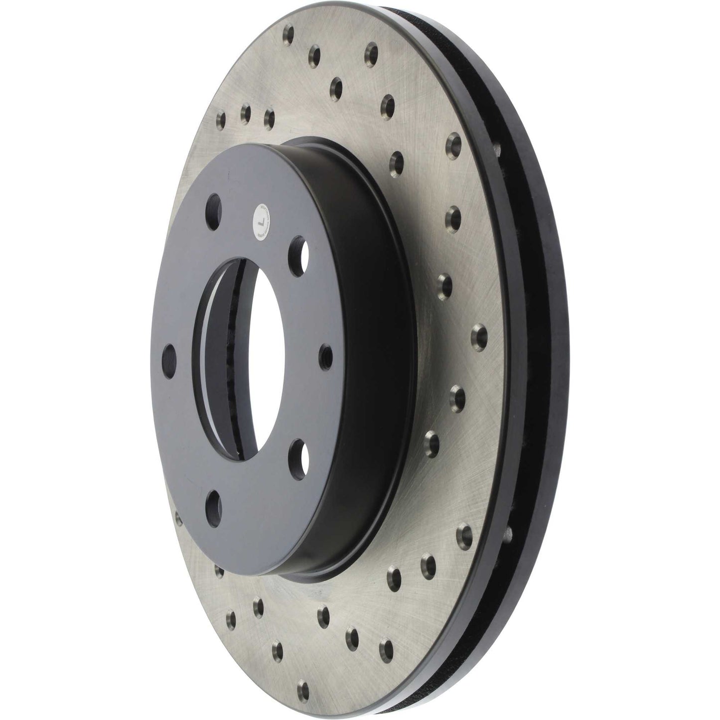 StopTech Sport Cryo Cross Drilled Brake Rotor; Front Left