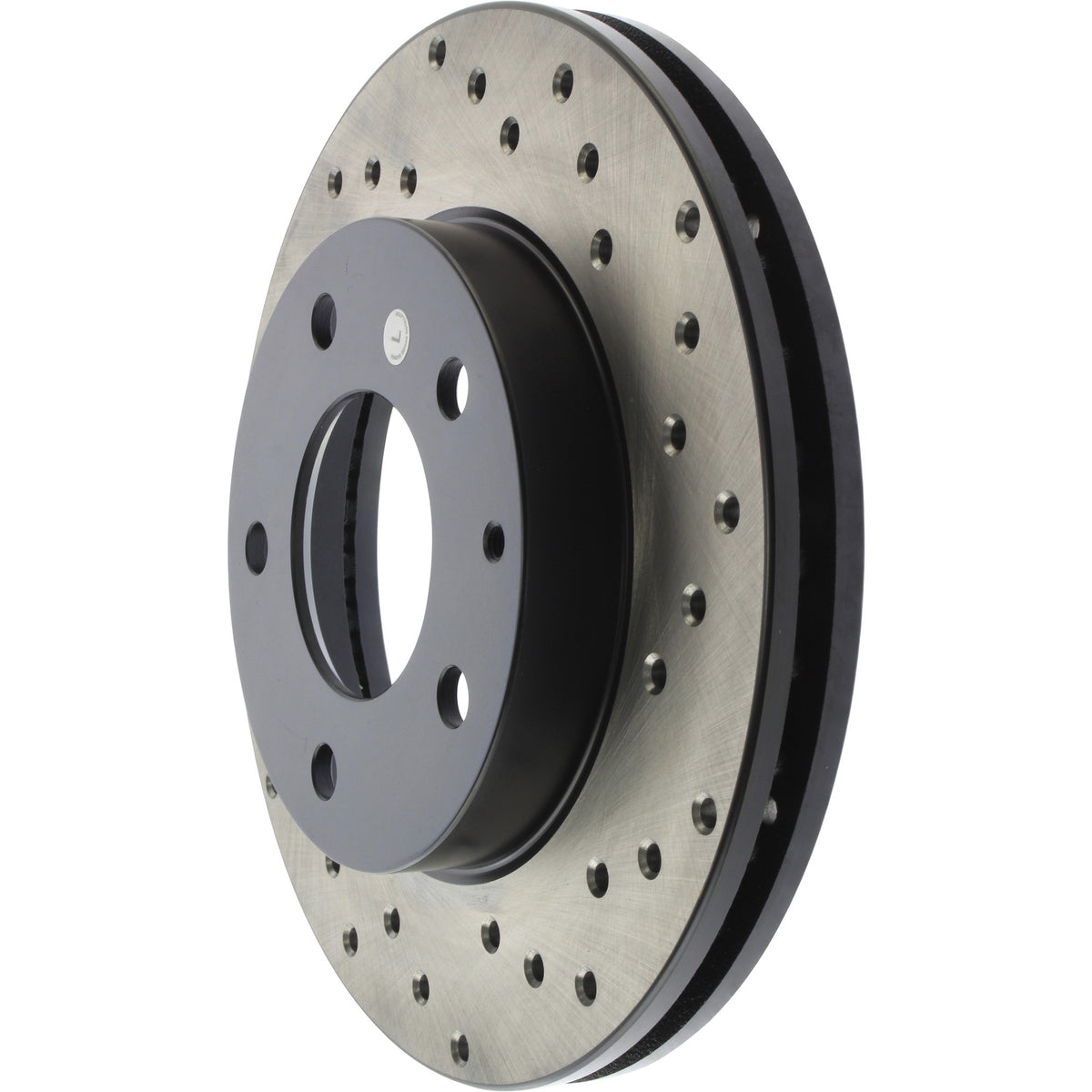 StopTech Sport Cryo Cross Drilled Brake Rotor; Front Left