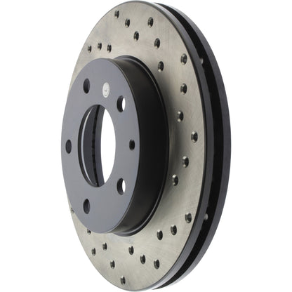StopTech Sport Cryo Cross Drilled Brake Rotor; Front Left