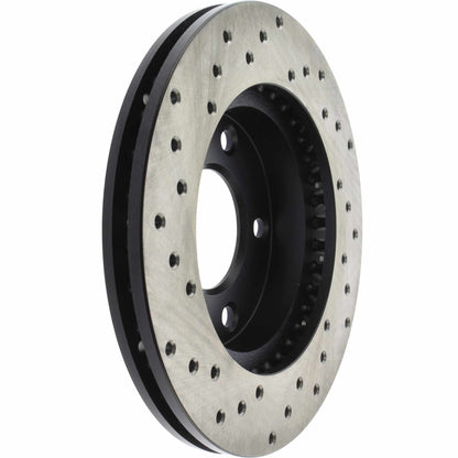 StopTech Sport Cryo Cross Drilled Brake Rotor; Front Left
