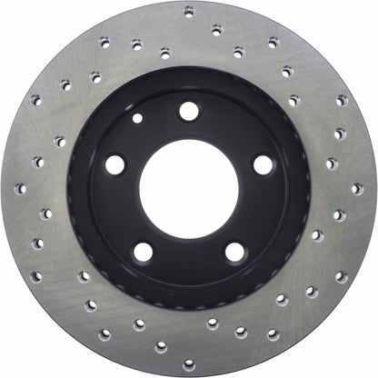 StopTech Sport Cryo Cross Drilled Brake Rotor; Front Right