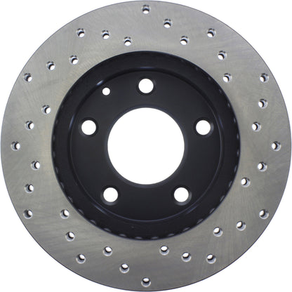 StopTech Sport Cryo Cross Drilled Brake Rotor; Front Right