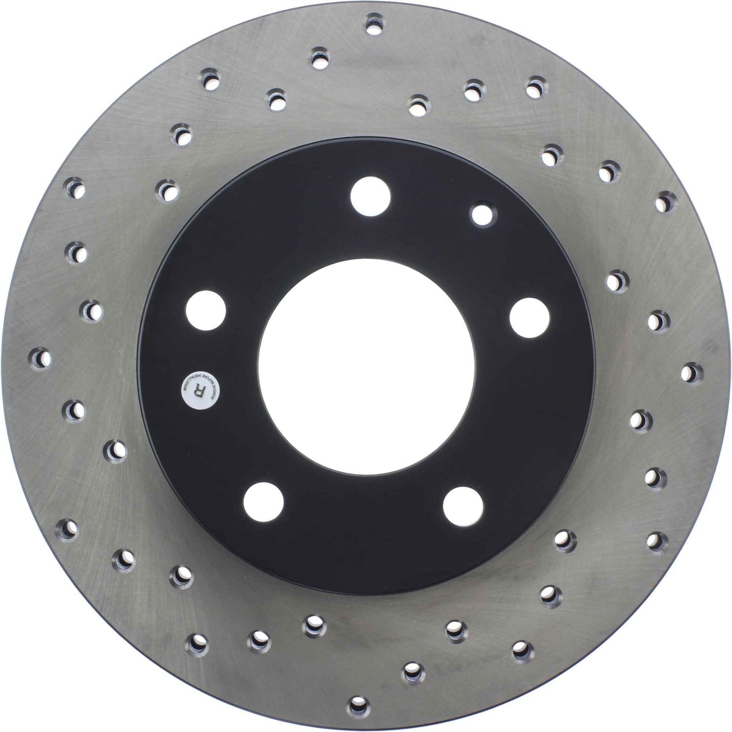 StopTech Sport Cross Drilled Brake Rotor; Front Right