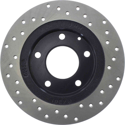 StopTech Sport Cryo Cross Drilled Brake Rotor; Rear Right