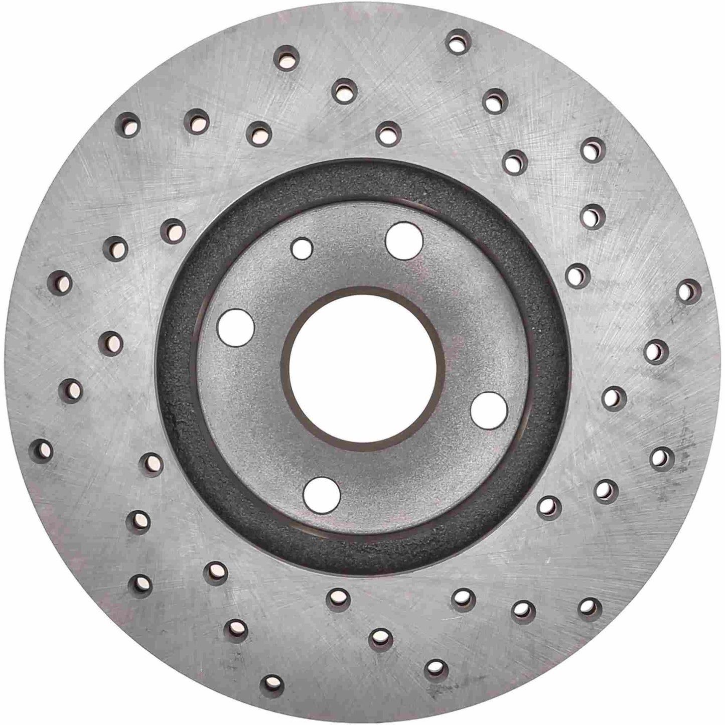 StopTech Sport Cross Drilled Brake Rotor; Front Right