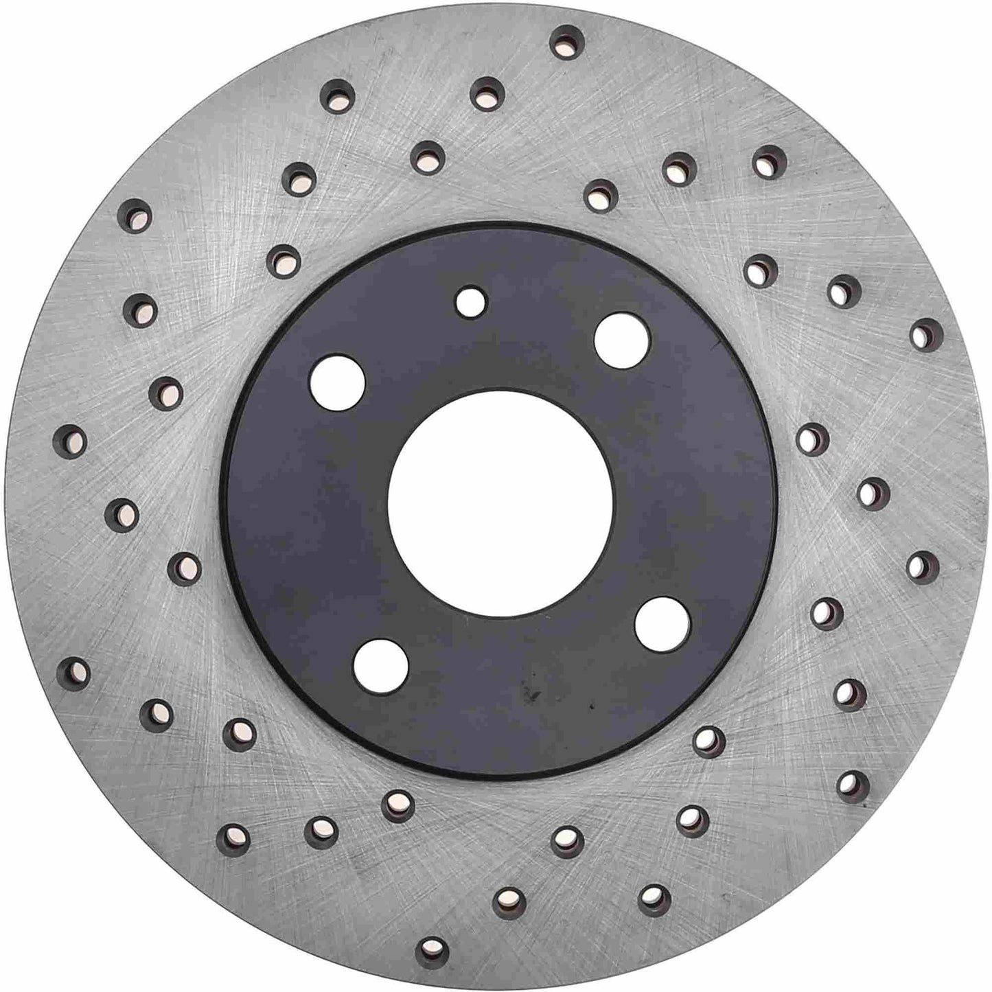 StopTech Sport Cross Drilled Brake Rotor; Front Right