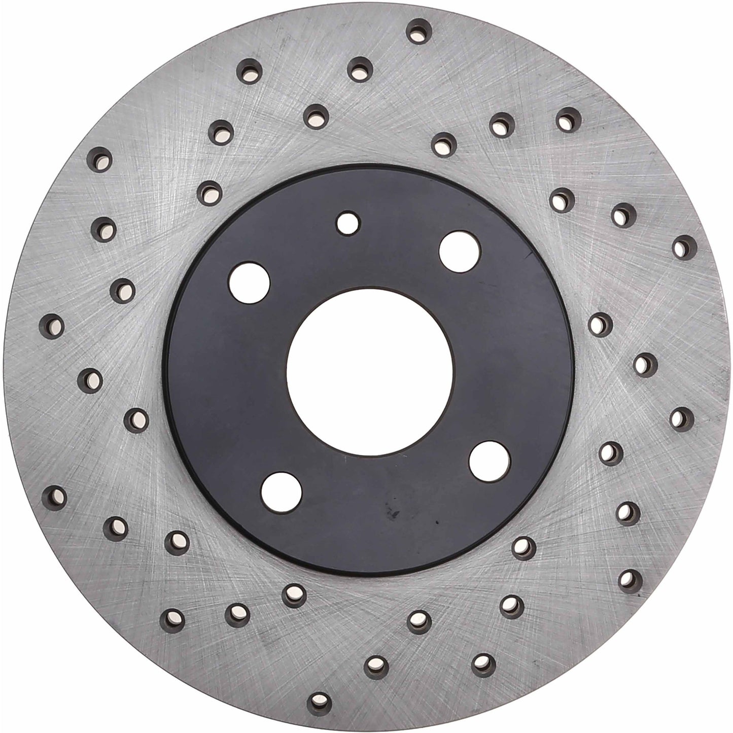 StopTech Sport Cross Drilled Brake Rotor; Front Right
