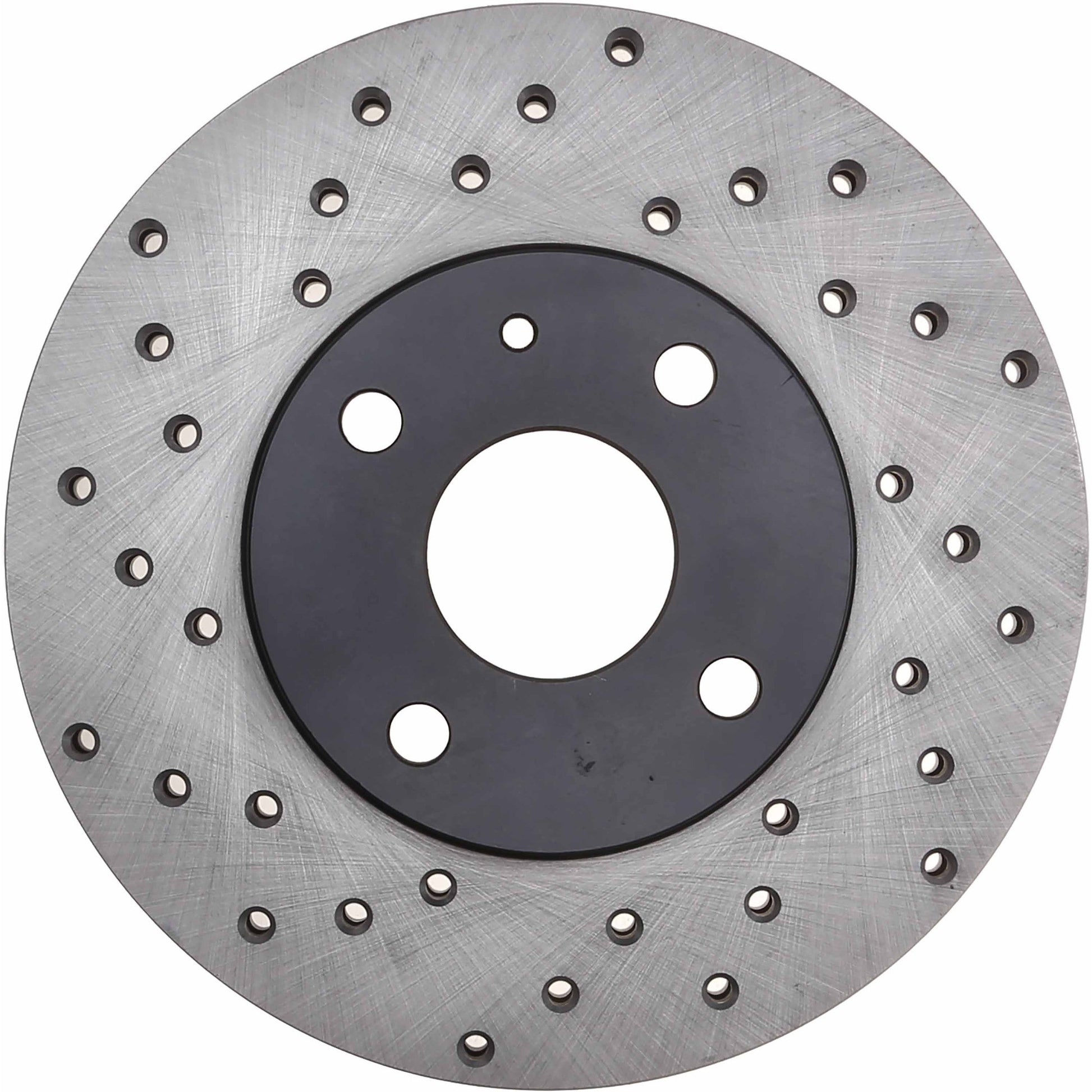 StopTech Sport Cross Drilled Brake Rotor; Front Right
