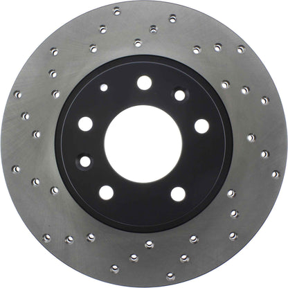 StopTech Sport Cryo Cross Drilled Brake Rotor; Front Right