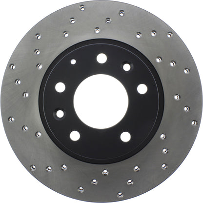 StopTech Sport Cryo Cross Drilled Brake Rotor; Front Right