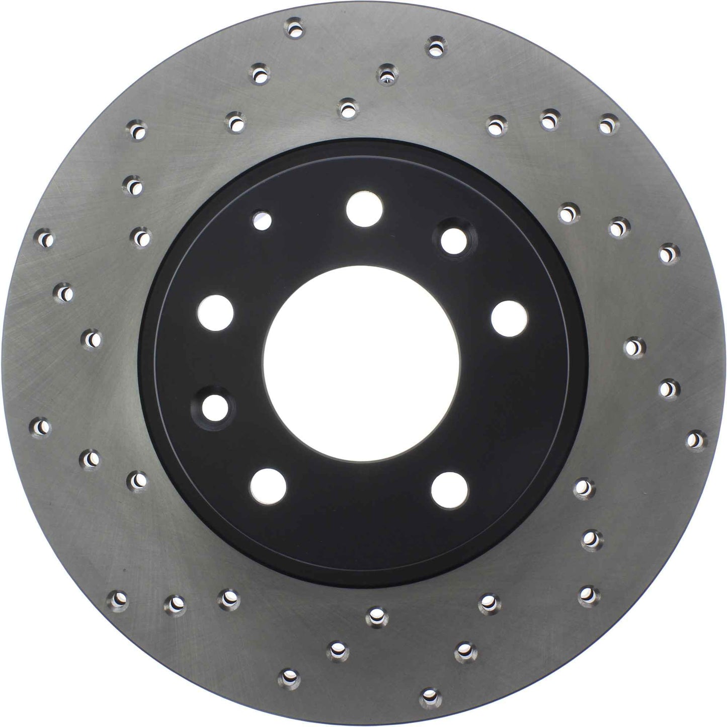 StopTech Sport Cross Drilled Brake Rotor; Front Right