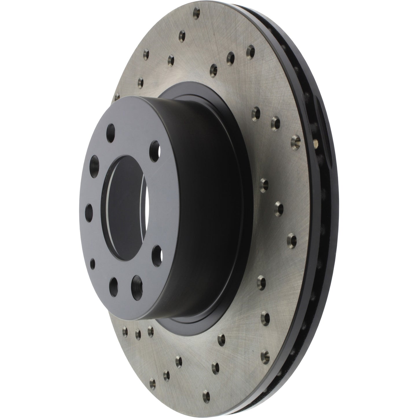 StopTech Sport Cross Drilled Brake Rotor; Front Right
