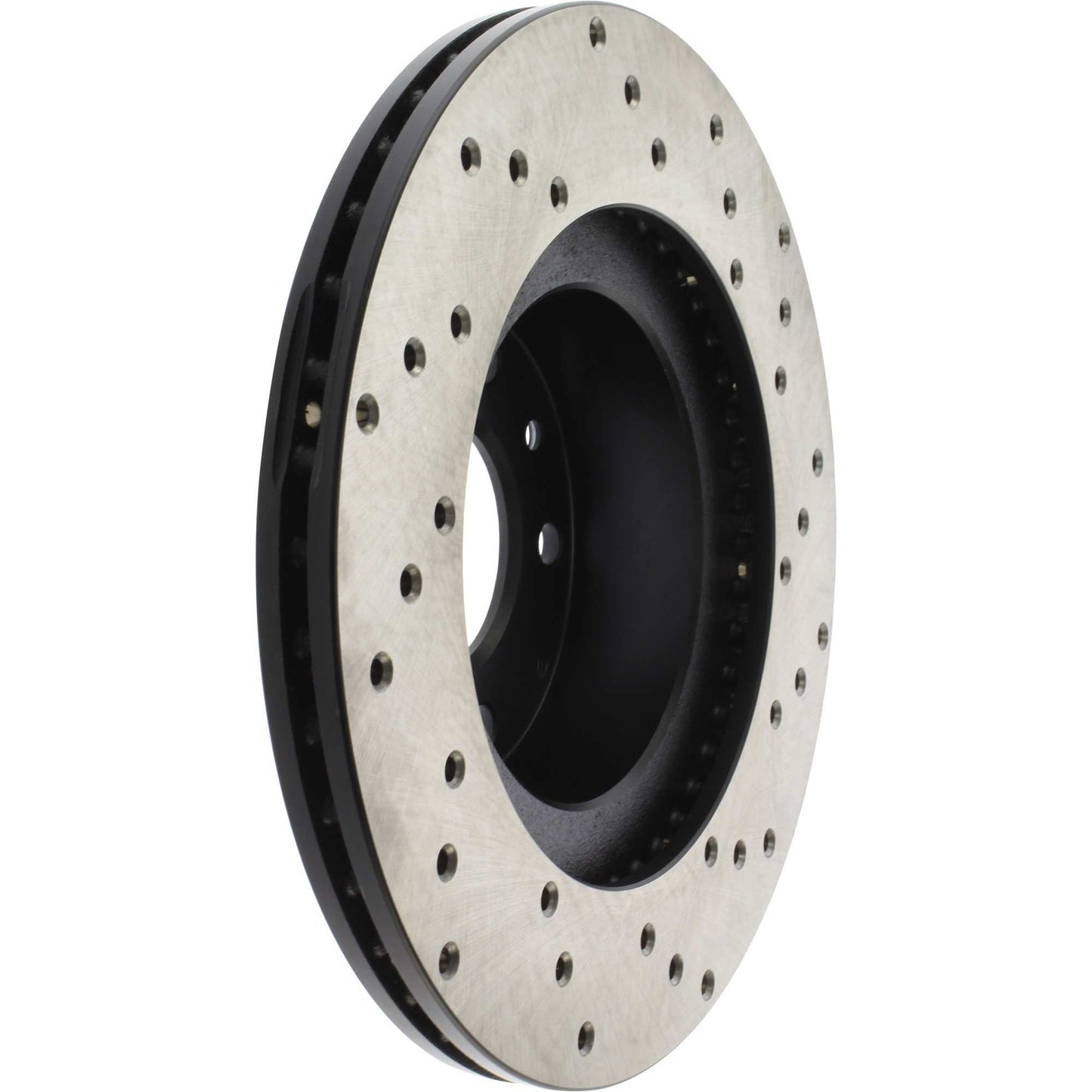 StopTech Sport Cross Drilled Brake Rotor; Front Right