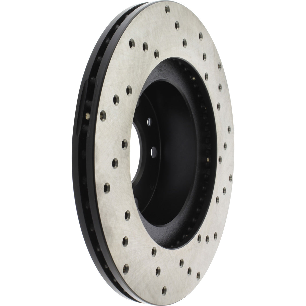 StopTech Sport Cross Drilled Brake Rotor; Front Right