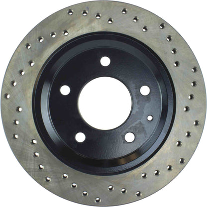 StopTech 93-95 Mazda RX-7 Drilled Left Rear Rotor 128.45052L