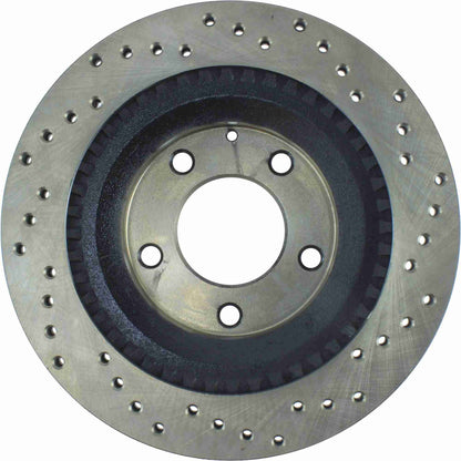 StopTech 93-95 Mazda RX-7 Drilled Right Rear Rotor 128.45052R