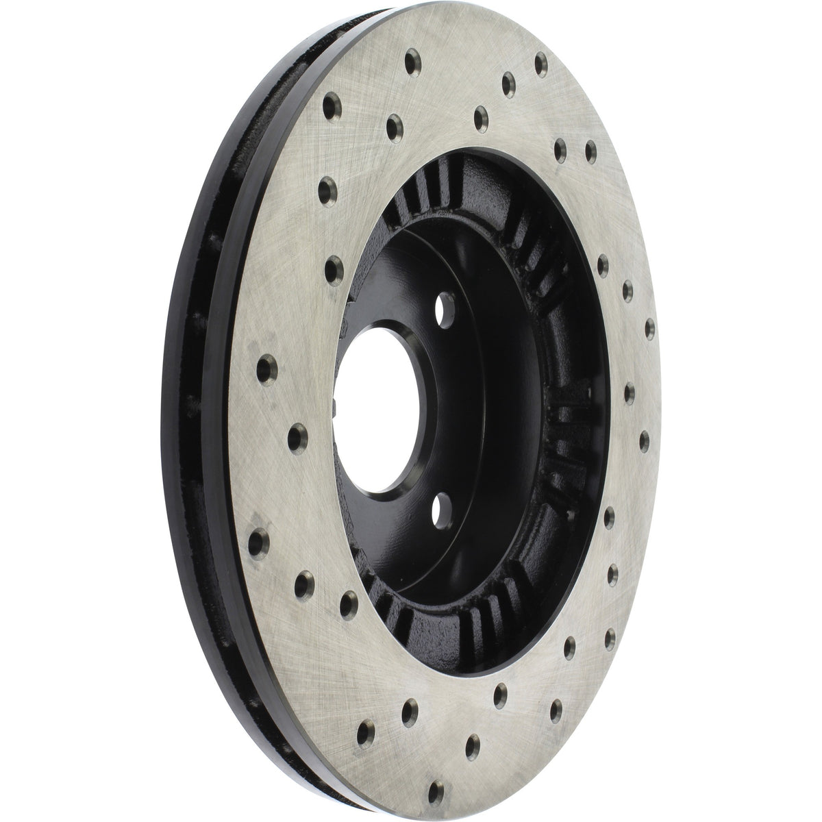 StopTech Sport Cryo Cross Drilled Brake Rotor; Front Left