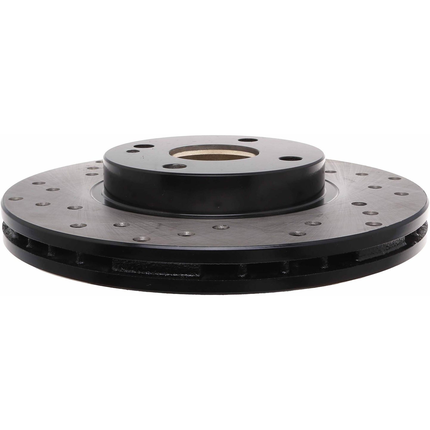 StopTech Sport Cross Drilled Brake Rotor; Front Right
