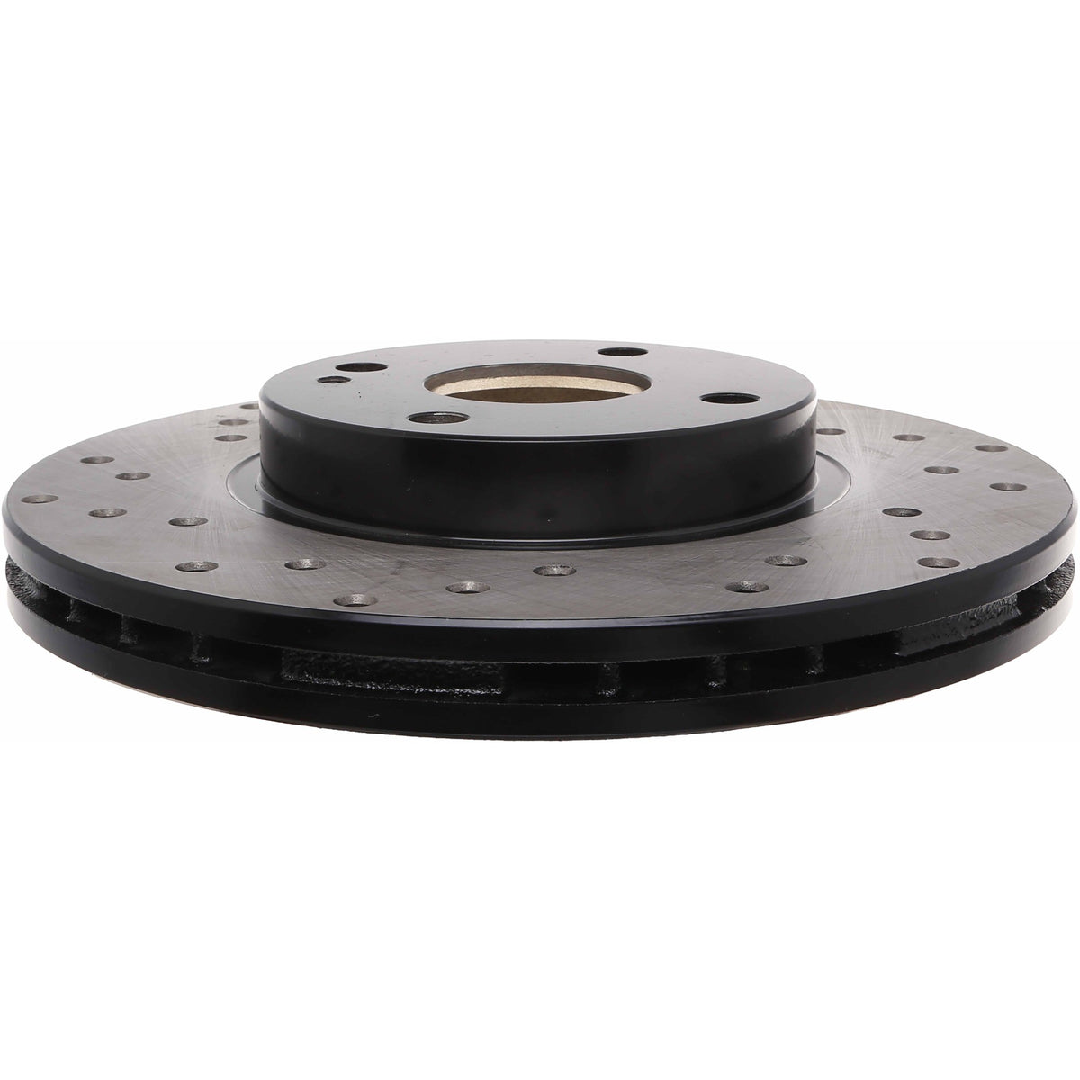 StopTech Sport Cross Drilled Brake Rotor; Front Right
