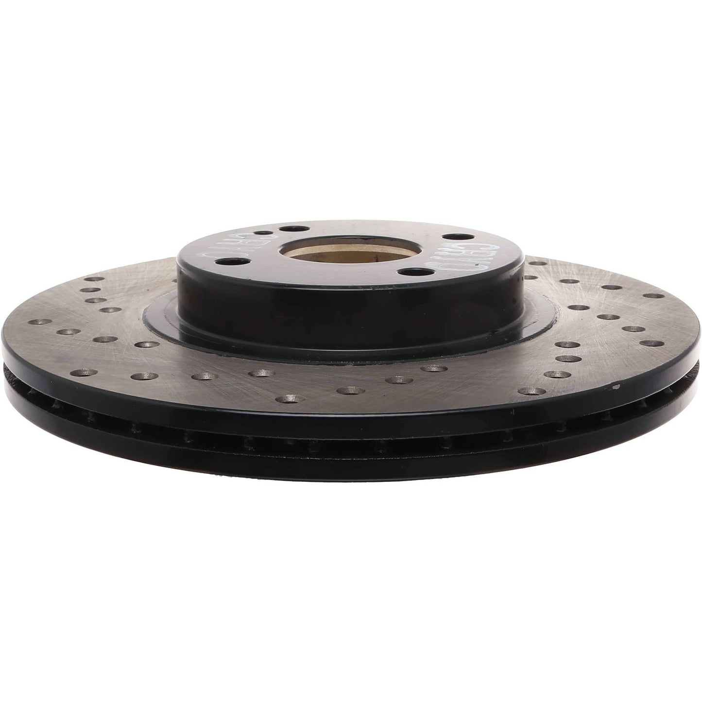StopTech Sport Cryo Cross Drilled Brake Rotor; Front Left
