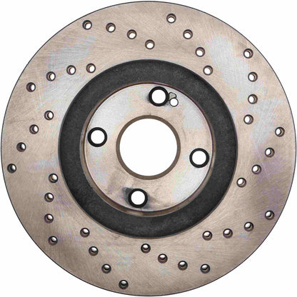 StopTech Sport Cryo Cross Drilled Brake Rotor; Front Left