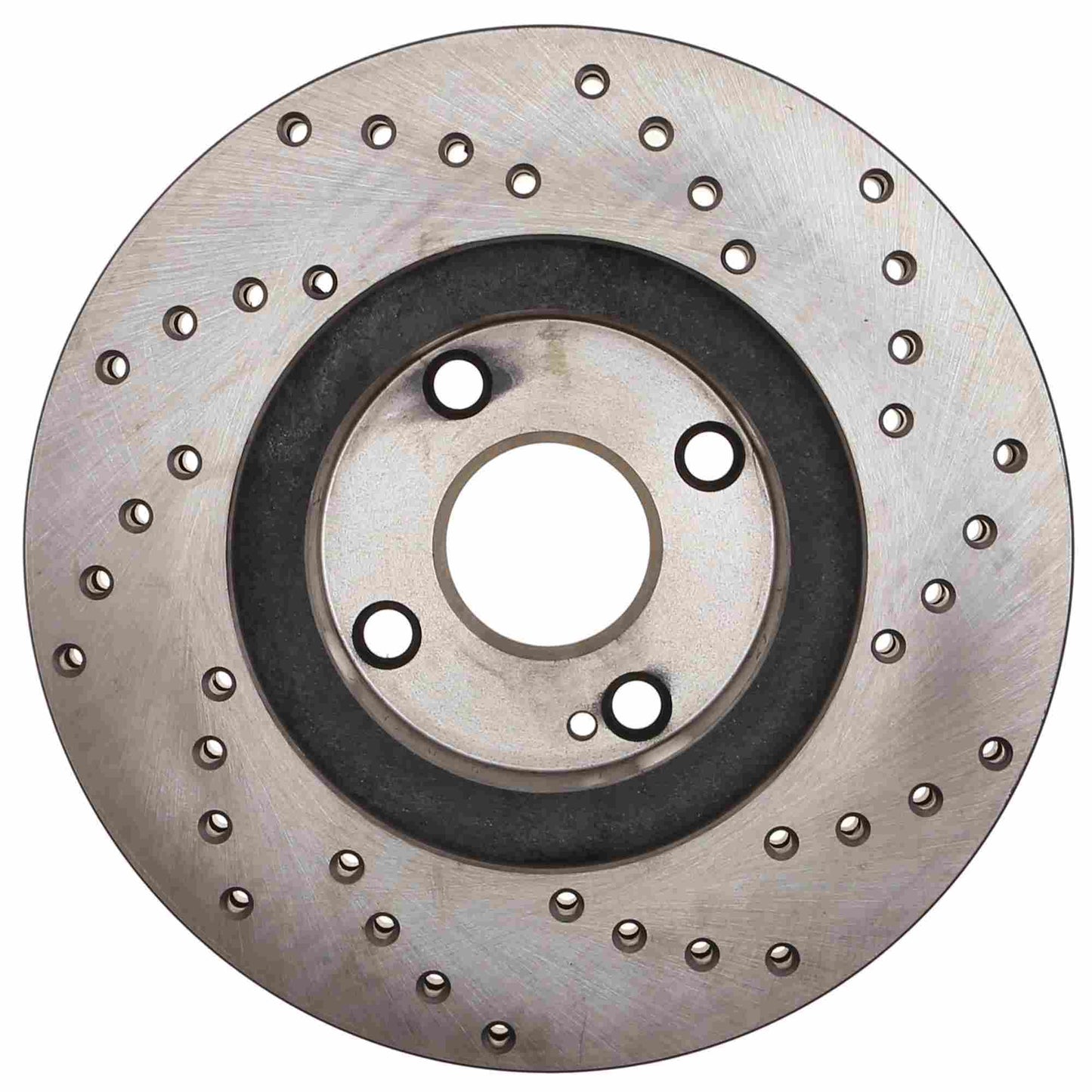 StopTech Sport Cross Drilled Brake Rotor; Front Right