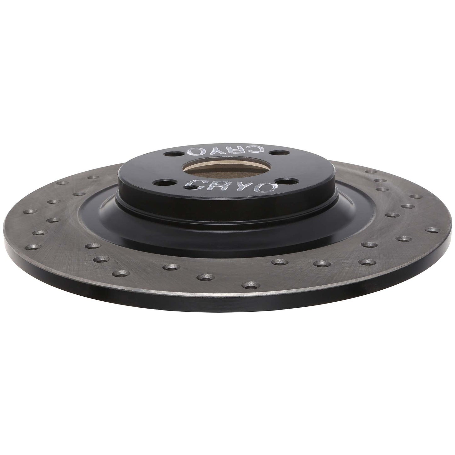 StopTech Sport Cryo Cross Drilled Brake Rotor; Rear Left