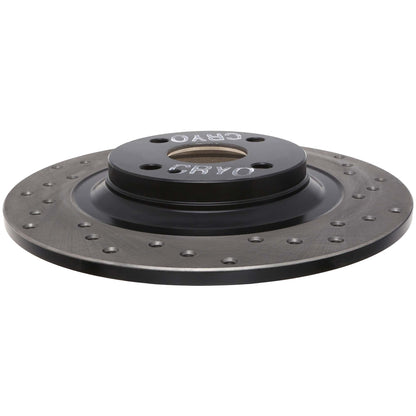 StopTech Sport Cryo Cross Drilled Brake Rotor; Rear Left