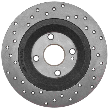 StopTech Sport Cryo Cross Drilled Brake Rotor; Rear Left