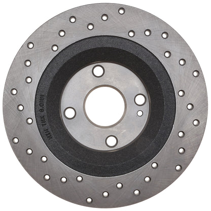 StopTech Sport Cryo Cross Drilled Brake Rotor; Rear Left