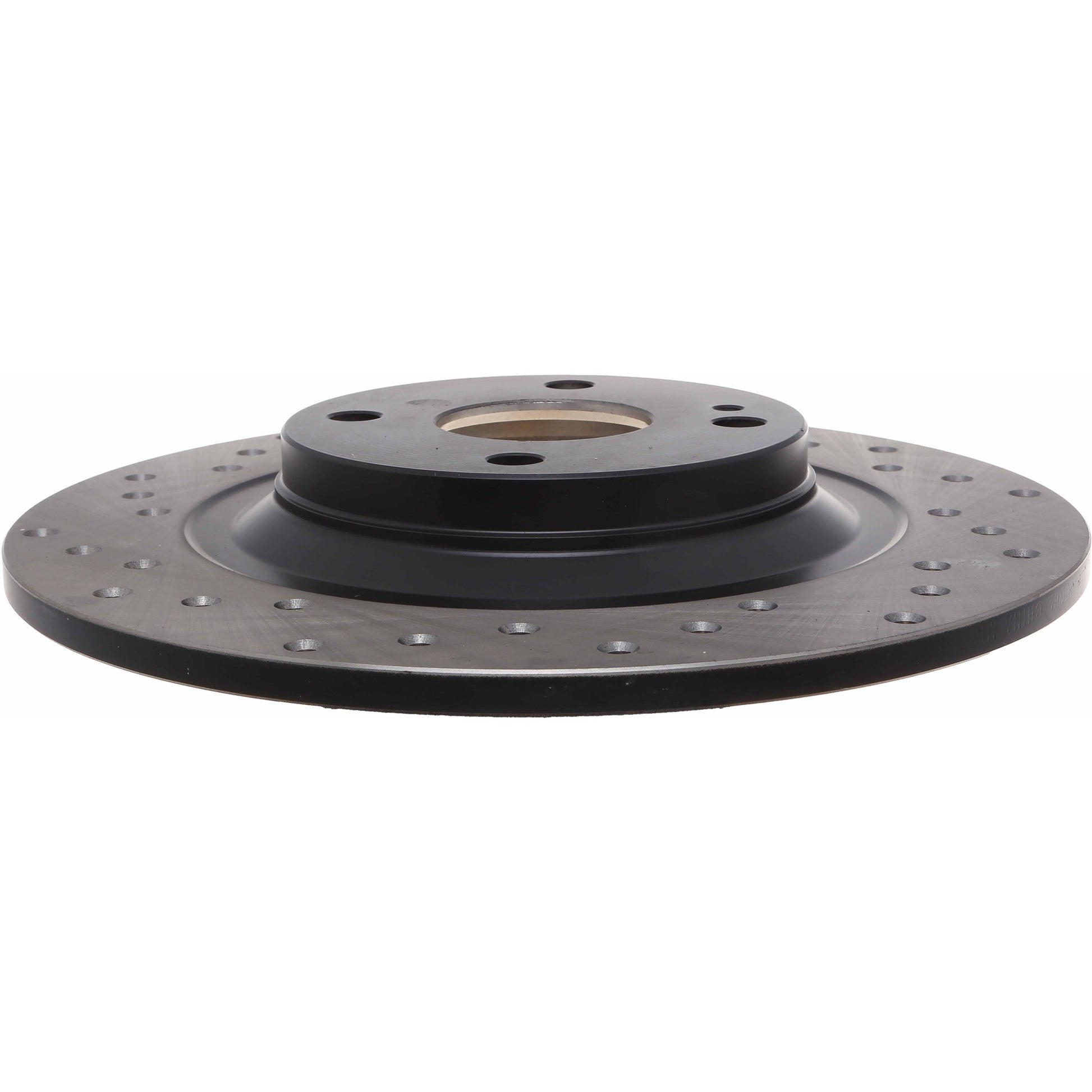 StopTech Sport Cross Drilled Brake Rotor; Rear Right